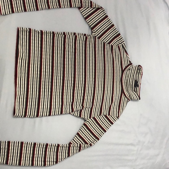 Forever 21 Tops - Striped knit long sleeve turtle neck